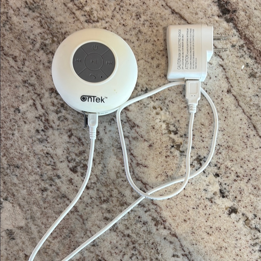 White Portable Speaker